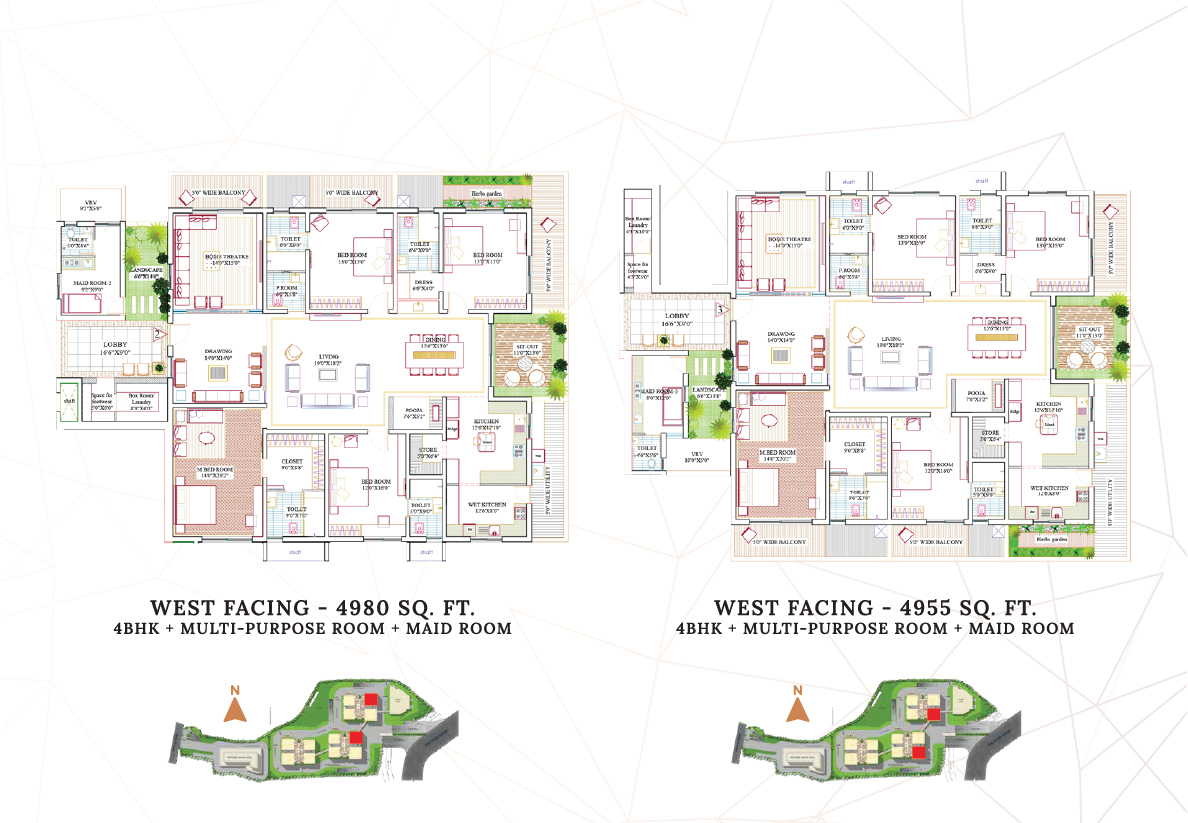 Tower A & C Floor Plans 2