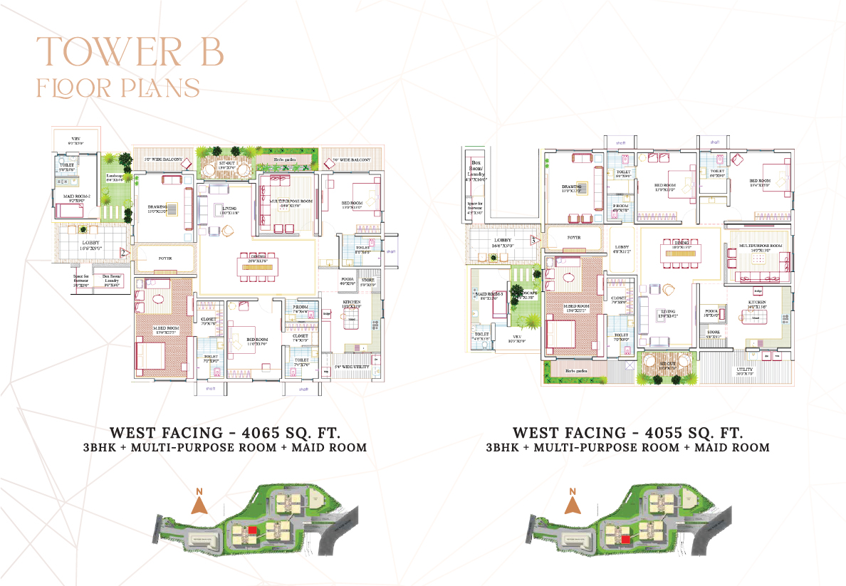 Tower B Floor Plan 1